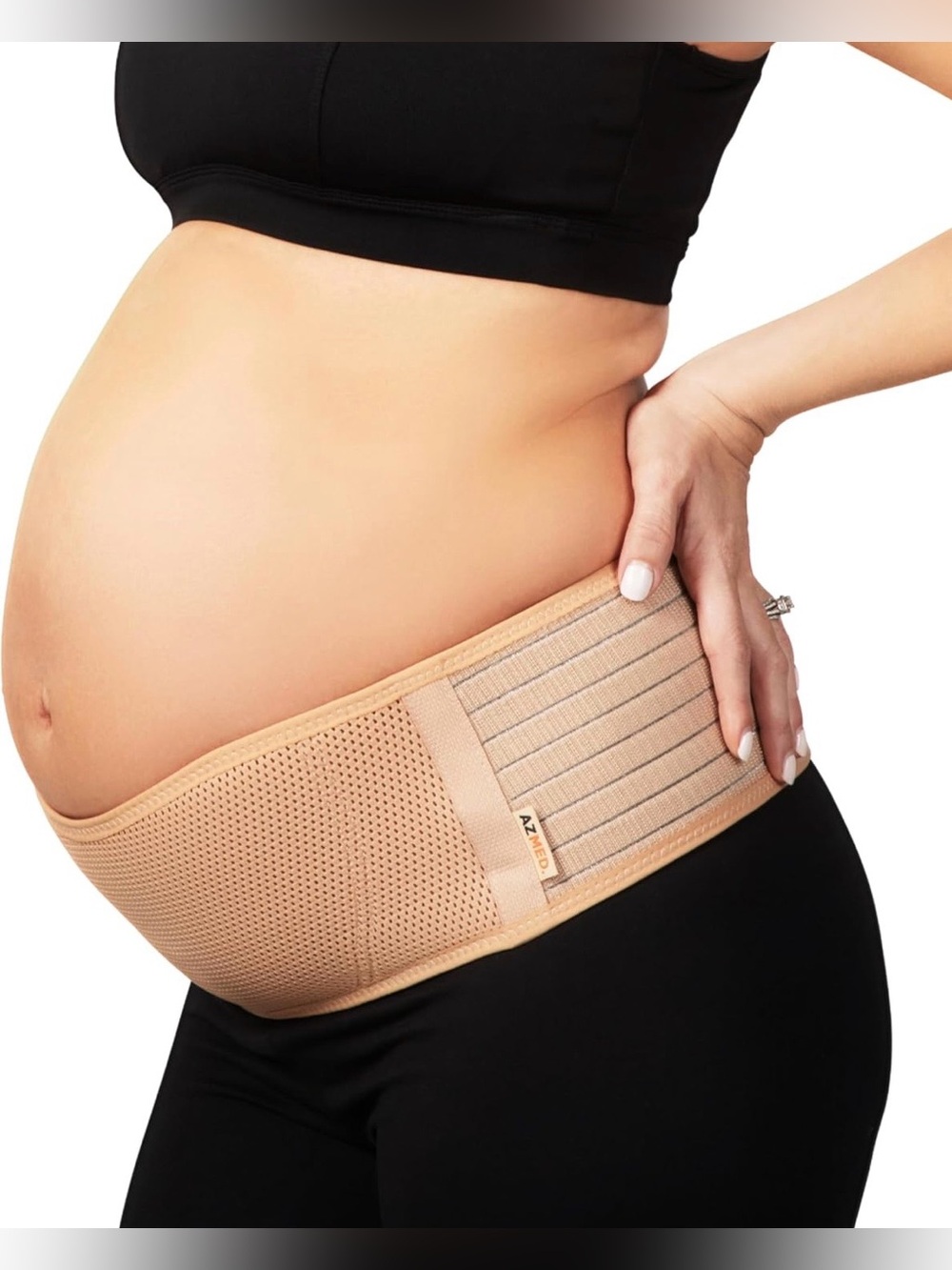 Supportive Nude Maternity Belly Band